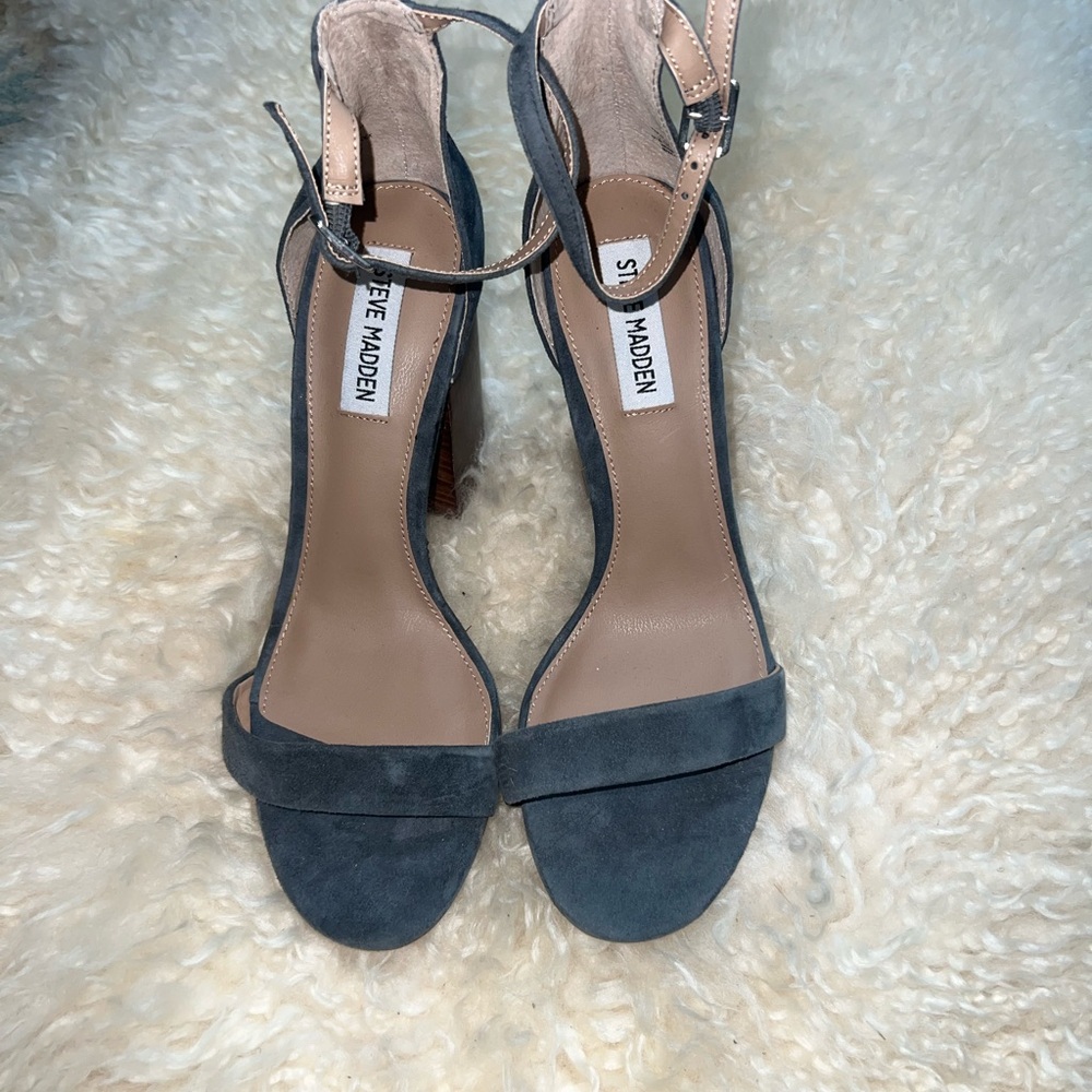 Steve Madden Dark Gray Heels